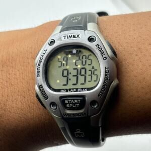 Black & Gray Timex Watch